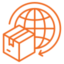 Returns and Package Drop-Off Icon